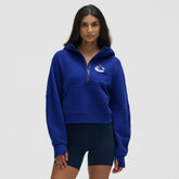 Vancouver Canucks - lululemon Women's Scuba Oversized Half-Zip Hoodie Larkspur