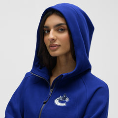 Vancouver Canucks - lululemon Women's Scuba Oversized Half-Zip Hoodie Larkspur