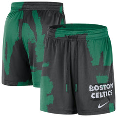 Nike - Boston Celtics Courtside Club Dri-FIT Practice Shorts - Black/Kelly Green