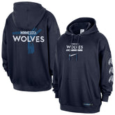 Nike - Minnesota Timberwolves Courtside Club Premium Hoodie - Navy