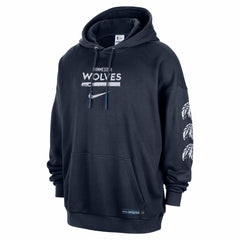 Nike - Minnesota Timberwolves Courtside Club Premium Hoodie - Navy