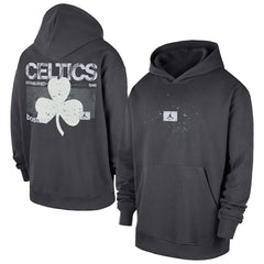 NBA - Boston Celtics Jordan Brand Statement Jumpman Flight Premiere Hoodie - Anthracite