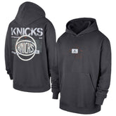 NBA - New York Knicks Jordan Brand Statement Jumpman Flight Premiere Hoodie - Anthracite