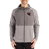 Washington Commanders Cutter & Buck Peshastin Eco Fleece Recycled Raglan Full-Zip Tri-Blend Hybrid Jacket Heather Gray - NFL