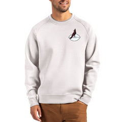 Arizona Cardinals Cutter & Buck Throwback Roam Recycled Raglan Pullover Sweatshirt Gray - NFL