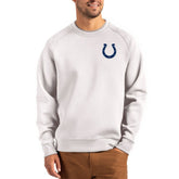 Indianapolis Colts Cutter & Buck Primary Logo Roam Recycled Raglan Pullover Sweatshirt Gray - NFL