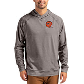 Cincinnati Bengals Cutter & Buck Adapt Historic Knit Recycled Raglan Pullover Hoodie Heather Gray - NFL