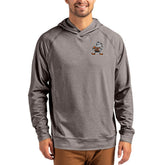 Cleveland Browns Cutter & Buck Adapt Historic Knit Recycled Raglan Pullover Hoodie Heather Gray - NFL