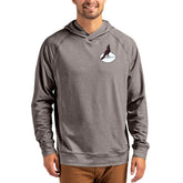 Arizona Cardinals Cutter & Buck Adapt Historic Knit Recycled Raglan Pullover Hoodie Dark Heather Gray - NFL