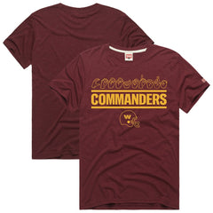 Washington Commanders Homage Unisex NFL ASL Collection by Love Sign Tri-Blend T-Shirt Burgundy - NFL