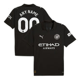 Puma Manchester City 2025/26 Away Replica Custom Jerseys - Black