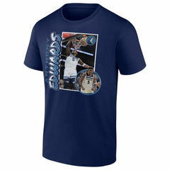NBA - Anthony Edwards Minnesota Timberwolves '90s Player Graphic T-Shirt - Navy
