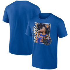 NBA - Jalen Brunson New York Knicks '90s Player Graphic T-Shirt - Blue