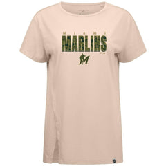 Miami Marlins Levelwear Women's Influx Protect W T-Shirt Clearance