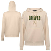Atlanta Braves Levelwear Women's Adorn Protect W Pullover Hoodie Sale