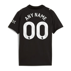 Puma Manchester City Youth 2025/26 Away Replica Custom Jerseys - Black