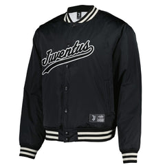 Fanatics Juventus Collegiate Sateen Full-Snap Jacket - Black
