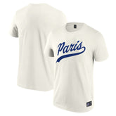 Fanatics Paris Saint-Germain Collegiate T-Shirts - Cream