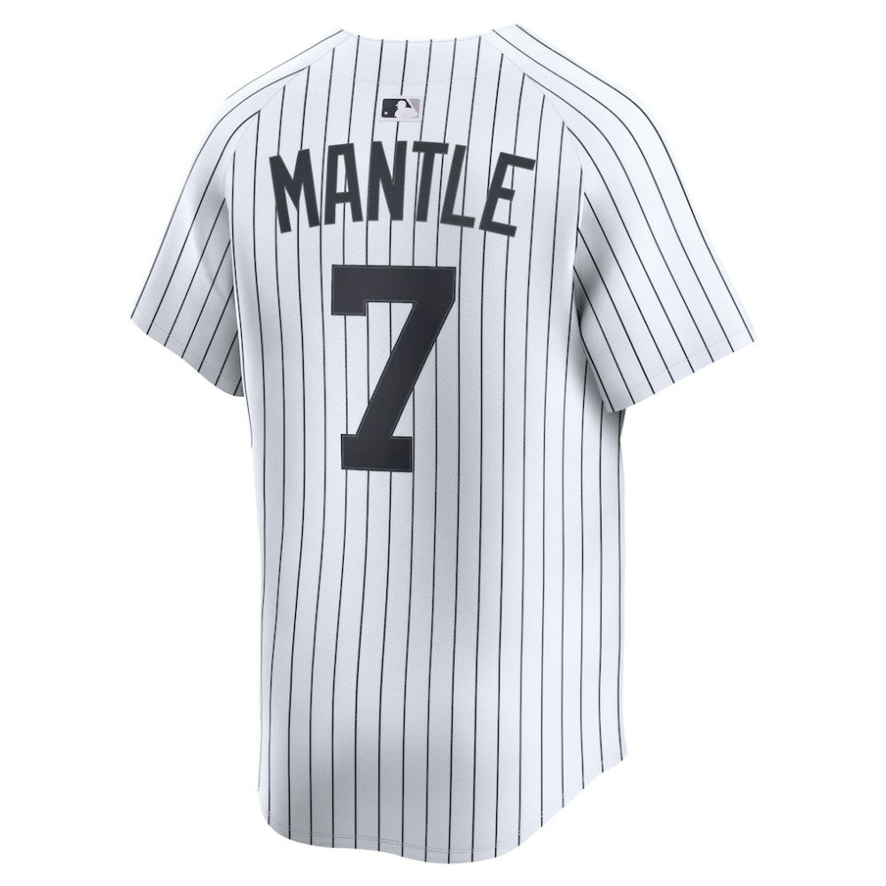 Mickey Mantle New York Yankees Nike Home Limited Player Jersey - White | MLB Jerseys