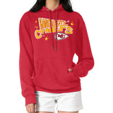 Kansas City Chiefs Starter Women's Fireworks Fleece Pullover Hoodie Red - NFL