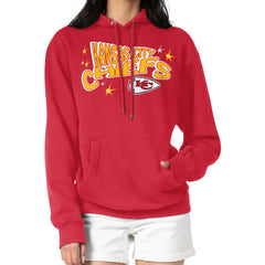 Kansas City Chiefs Starter Women's Fireworks Fleece Pullover Hoodie Red - NFL
