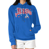 New England Patriots Starter Women's Fireworks Fleece Pullover Hoodie Royal - NFL