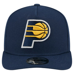 New Era - Indiana Pacers Core Logo A-Frame 9FIFTY Snapback Hat - Navy