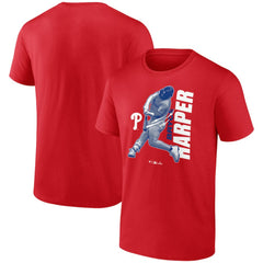 Bryce Harper Philadelphia Phillies Player Graphic T-Shirt Lifestyle