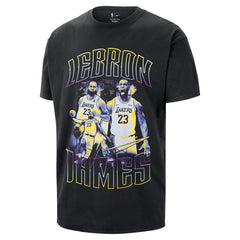 Nike - LeBron James Los Angeles Lakers Unisex Athlete T-Shirt - Black