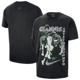 Nike - Giannis Antetokounmpo Milwaukee Bucks Unisex Athlete T-Shirt - Black
