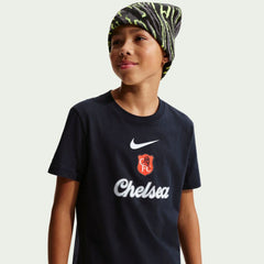 Nike Chelsea Youth Crest T-Shirts - Black