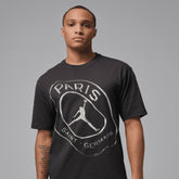 Jordan Paris Saint-Germain Jordan Brand Men's Practice T-Shirts - Black