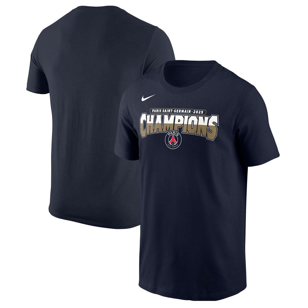 Nike Paris Saint-Germain 2025 Champions League Winners Core T-Shirts - Navy
