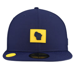 Milwaukee Brewers New Era 2026 Clubhouse Alternate 59FIFTY Fitted Hat On Sale