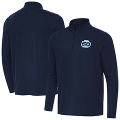 Seattle Seahawks Antigua 50th Season Intent Quarter-Zip Pullover Navy - NFL