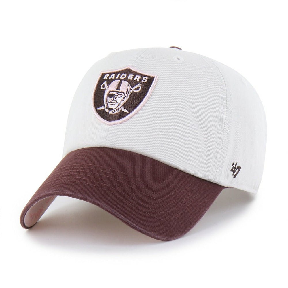 Las Vegas Raiders '47 Unisex Love Letter Clean Up Adjustable Hat Stone/Burgundy - 47 brand