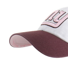 New York Giants '47 Unisex Love Letter Clean Up Adjustable Hat Stone/Burgundy - 47 brand