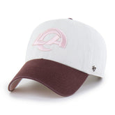 Los Angeles Rams '47 Unisex Love Letter Clean Up Adjustable Hat Stone/Burgundy - 47 brand