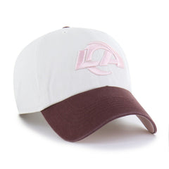 Los Angeles Rams '47 Unisex Love Letter Clean Up Adjustable Hat Stone/Burgundy - 47 brand