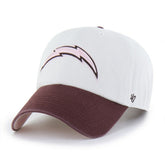 Los Angeles Chargers '47 Unisex Love Letter Clean Up Adjustable Hat Stone/Burgundy - 47 brand