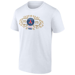 Paris Saint-Germain 2025 Champions League Winners Roster Jerseys T-Shirts - White
