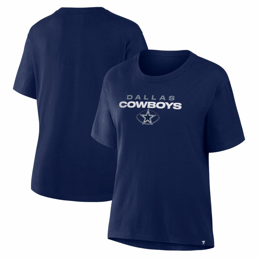 Dallas Cowboys Women's Fade Legacy T-Shirt Navy - Fanatics