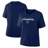 Dallas Cowboys Women's Fade Legacy T-Shirt Navy - Fanatics
