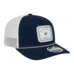 Dallas Cowboys New Era Quick Strike Split Panel 9SEVENTY Stretch-Snap Trucker Hat Navy - NFL
