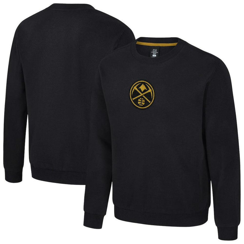 NBA - Denver Nuggets Stadium Essentials Unisex Club Level Chenille Sweatshirt - Black