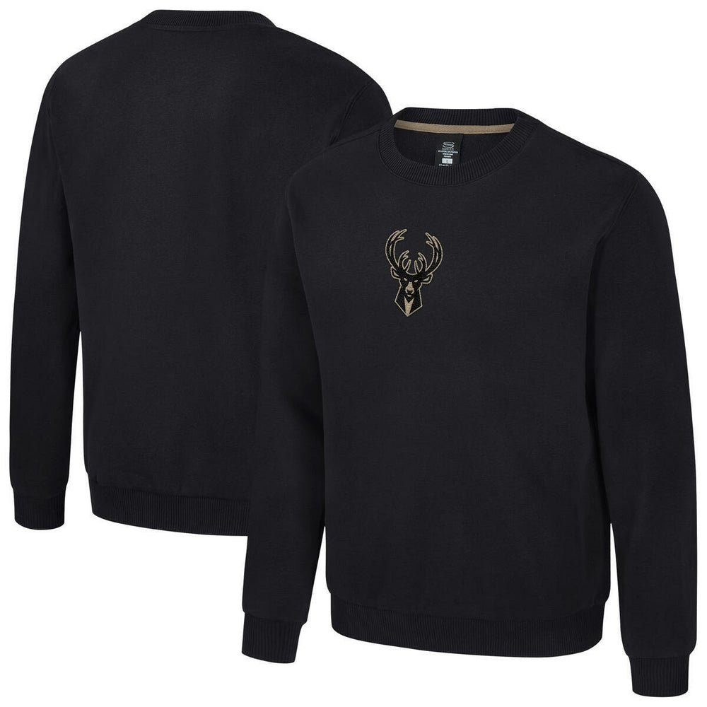 NBA - Milwaukee Bucks Stadium Essentials Unisex Club Level Chenille Sweatshirt - Black