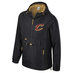 NBA - Cleveland Cavaliers Stadium Essentials Unisex Compete Quarter-Zip Hoodie Jacket - Black