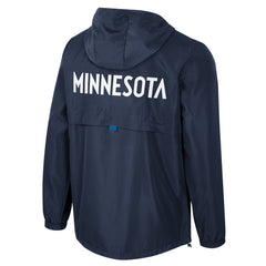 NBA - Minnesota Timberwolves Stadium Essentials Unisex Compete Quarter-Zip Hoodie Jacket - Navy