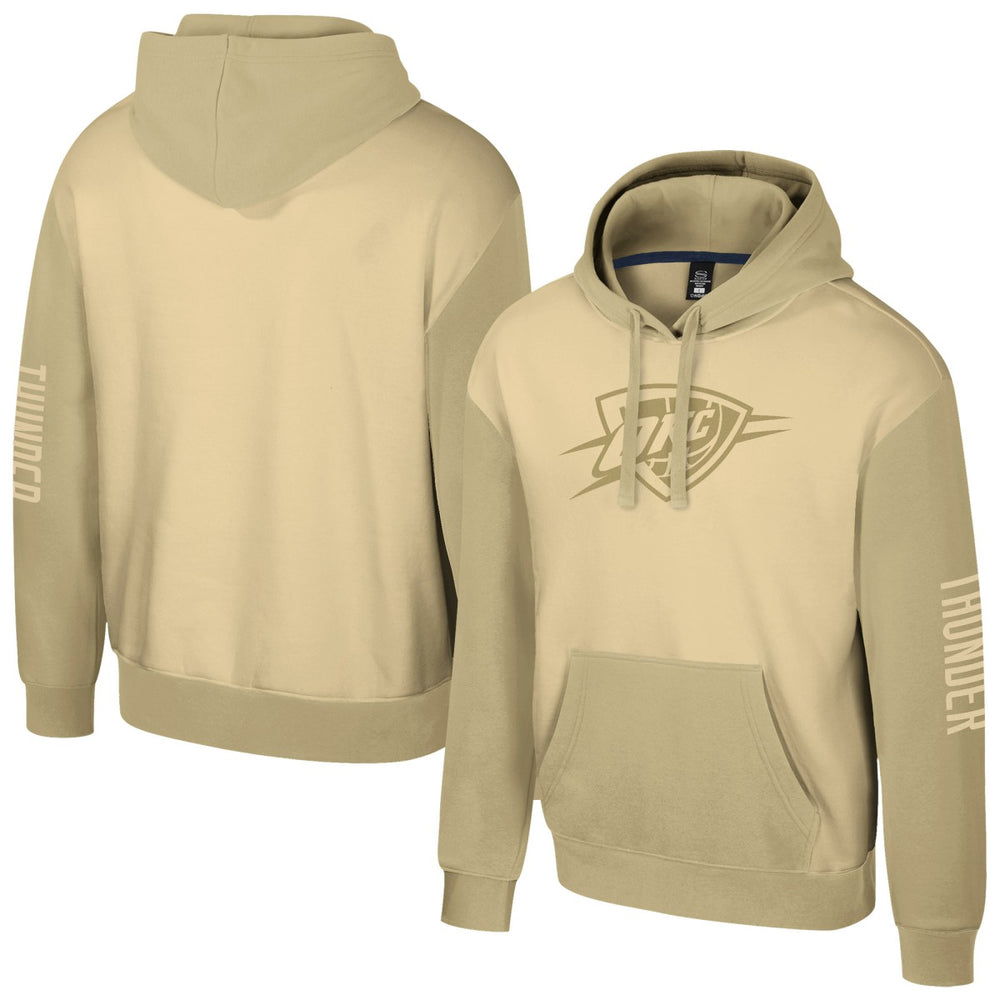 NBA - Oklahoma City Thunder Stadium Essentials Unisex Rafters Burst Hoodie - Khaki