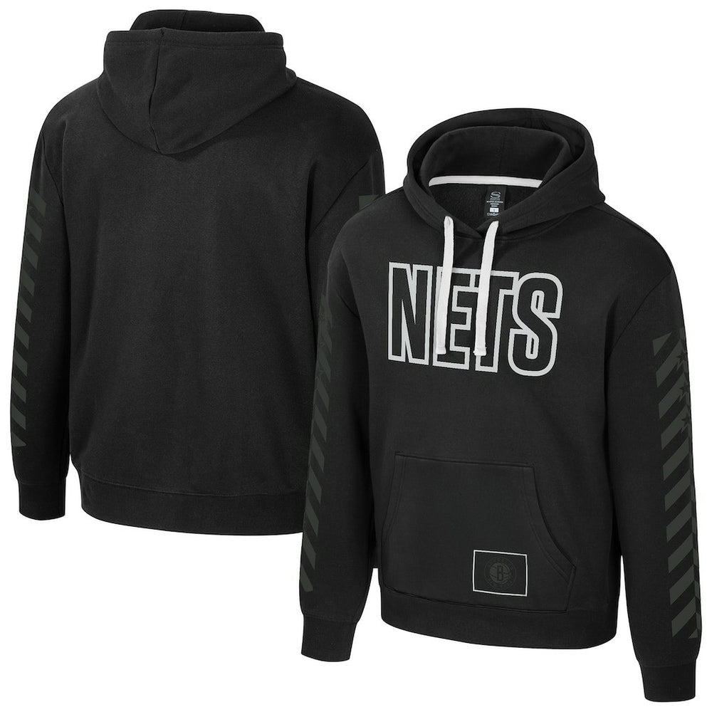 NBA - Brooklyn Nets Stadium Essentials Unisex City Star Hoodie - Black